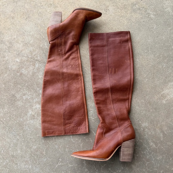 Lucky Brand Shoes - Lucky Brand Azoola Leather Knee High Boots Women’s Size 7.5